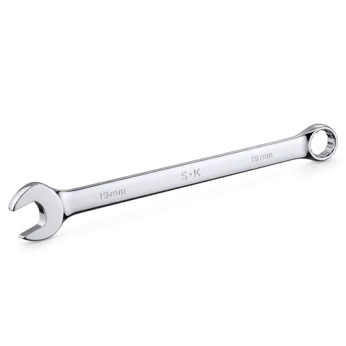 SK 19 mm Combination Wrench, Metric, Premium CR-V Steel - size: 19 mm