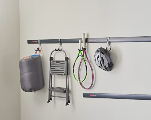 Rubbermaid FastTrack Compact Hook for Garage Organization, Soft Grip, Ideal For Cords/Ropes/Small Hoses/Camping Chairs - style: Compact Hook