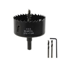 2-52/32"/71mm Dia Hole Saw Bi-Metal Hole Cutter for Cutting Thin Metal Plastic and Drywall - color: black, size: 2-25/32" (71mm)