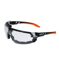 KLEIN TOOLS Low-Profile Gasket Safety Glasses, Clear Lens, Anti-Fog Eye Protection, ANSI Z87.1+ Certified, Protective Eyewear - size: Full-Frame, Gray