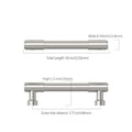Asidrama Brushed Satin Nickel Kitchen Cabinet Pulls,3.75 Inch,10 Pack - color: Brushed Satin Nickel, size: 3.75" Hole Center