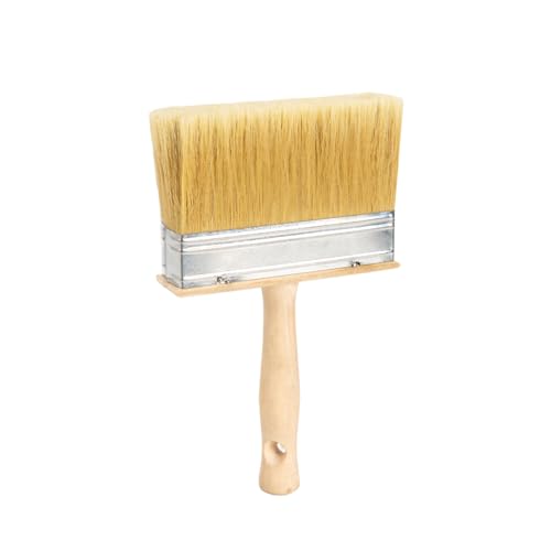 5 Inch Deck Brush for Wood Stain, Wide Paint Brushes for Walls, Limewash