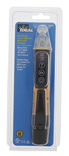 Ideal Electrical 61-657 - Dual Range 12-1000V AC NCVT with Flashlight
