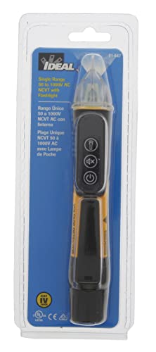 Ideal Electrical 61-647 Single Range 50 to 1000V AC NCVT w/Flashlight