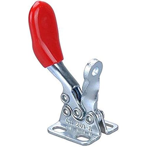 201A horizontal toggle clamp quick-release toggle clamps set 27kg/60lbs holding capacity anti-slip hold down hand clip tool