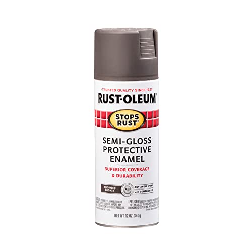 Rust-Oleum Stops Rust Spray Paint, Semi-Gloss Anodized Bronze - color: Semi-Gloss Anodized Bronze, size: 12 Ounce (Pack of 1)