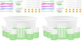 Silicone Measuring Cups for Resin Supplies - Kit with 600ml & 100ml Mixing Cups and Tools for Molds, Epoxy, Cooking, Casting Moulds, Jewelry Making (Pack of 2) - size: 600ML+100ML (Pack of 2)