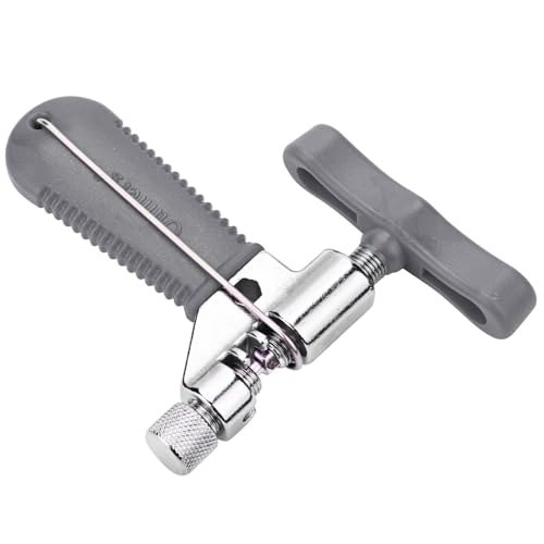 Oumers Universal Bike Chain Tool, Road & Mountain Bicycle Chain Breaker & Installer Kit, Chian Splitter Repair Kit - color: gray