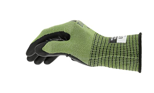 Mechanix Wear ANSI A3 SpeedKnit Urethane Coated Work Gloves Green Small - size: X-Small