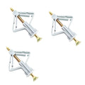 Piutouyar 50 Pcs Drywall Anchors Kit Butterfly Anchors Hollow Wall Anchors