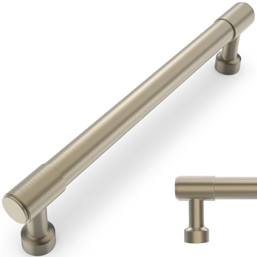 10 Pack 7-1/2 Inch(192mm) Kitchen Cabinet Handles Champagne Bronze Cabinet Pulls Alloy Drawer Pulls Solid Cabinet Hardware - color: Champagne Bronze, size: 7-1/2'' Hole Center(192mm)