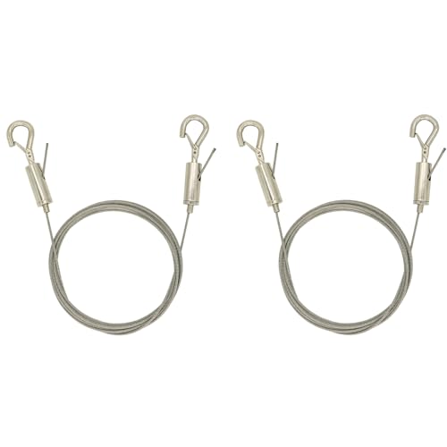 Picture Hanging Kit, Mirror Hanging Kit Adjustable Heavy Duty with Wire Hardware for Frame Mirror: 78 inch *1/16 50LB 2pack - size: 2 Pack