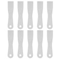 HARFINGTON 10pcs Putty Scraper 1.6" Width 1.7mm Thin Flexible Plastic Putty Knives for Taping Drywall Spreading Painting Wall Scratching Gray - size: 1.6"