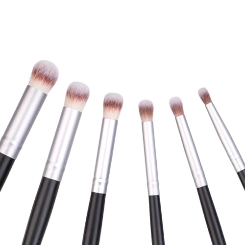 Drybrush Set - Premium Art Paintbrush Set for Miniatures,6 Different Sizes - style: 6P Black