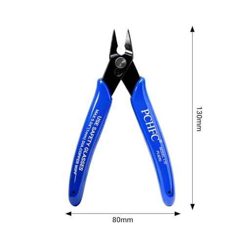 Creativity Blue Flush Cutter Mini Diagonal Cutting Pliers Side Cutter Nippers Wire Cutter