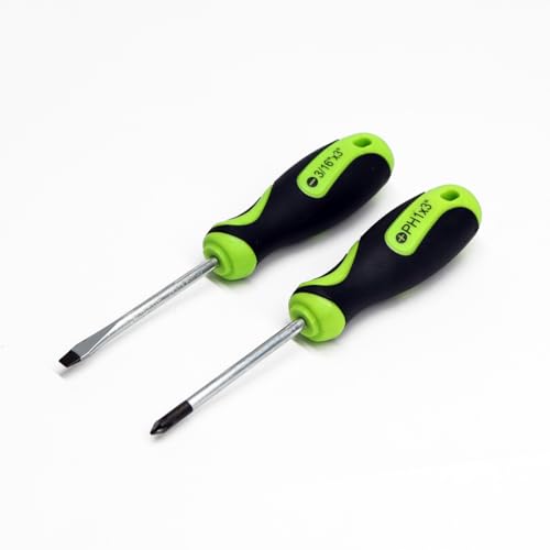 21PC Screwdriver and Bit Set, Plastic Storage Rack