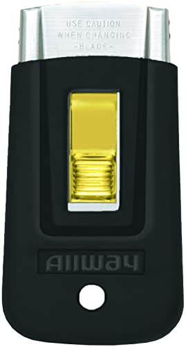 ALLWAY SGS Soft Grip Safety Glass Scraper with 5 Blades