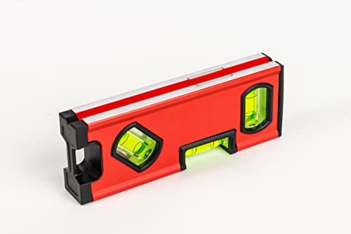 Kapro - 771M TWIN Magnetic Heavy Duty Toolbox Level - For Leveling and Measuring - Features V-Groove and Magnet Base - VPA Certified - 8 Inch - size: 8"