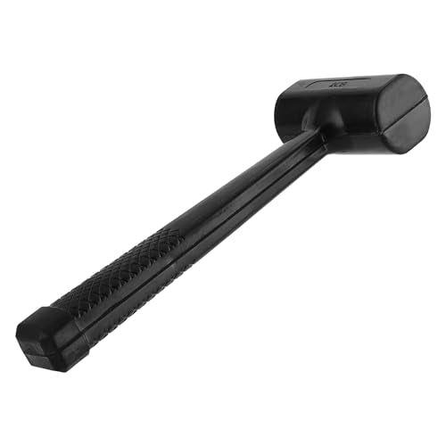 5 Pieces Deadblow Hammer Set, 0.5LB, 1LB, 1.5Lbs, 2LB, 3Lbs Rubber Mallet, Rubber Hammer with Checkered Grip, Spark and Rebound Resistant Hammers