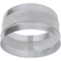 Repa Market 12" Inch Flexible Male Fit Duct Connector – Galvanized Steel Round Pipe Extender for Spiral Ducts – Vibration & Noise Reduction Coupler for HVAC Systems, Exhaust and Dryer Vent Connections - size: 12" Inch