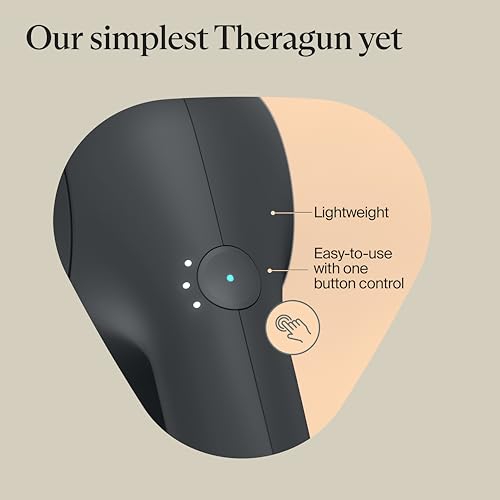 TheraGun Therabody Relief Massage Gun | for Daily Comfort | 3-Speed | Black - color: Black - 3 Attachments