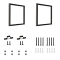 1-Tier Square Shelf Bracket,Wall & Ceiling Mount, 2 Pack - size: 1 Tier Bracket-2 Pack