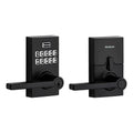 Kwikset 917HFL-514S Smartcode Keypad Electronic with Halifax Lever SmartKey with 6AL Latch and RCS Strike Matte Black Finish - color: Matte Black