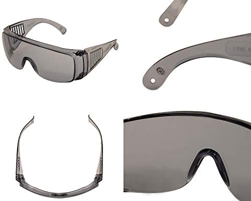 SAFE HANDLER Diamont Vented Over Glasses Safety Glasses - color: Gray
