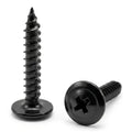 BCP Fasteners #8 x 1 Black Modified Truss Head Wood Screws, 100 Pack