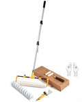 VOOMEY 18 Inch Paint Roller Kit, 1.34m Telescopic Pole for Home Painting - size: 18 Inch paint roller kit(1.34m Telescopic Pole)