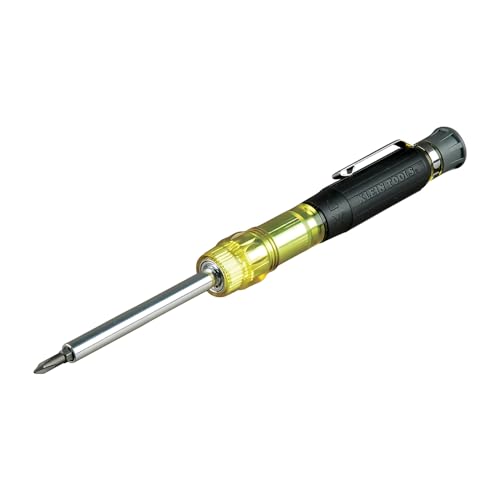 Klein Tools 80037 Screwdriver Tool Set, Multi-Bit Pocket Precision Screwdriver and Adjustable Length Stubby, 2-Piece - style: Multibit Electronic & Multibit Stubby Set