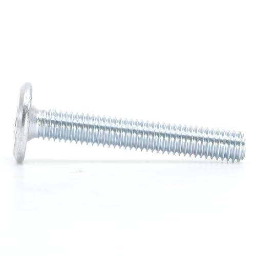 ReplacementScrews M6 x 50 Joint Connector Bolts (50mm Length, 1mm Pitch) | Fine Threaded M6, JCB Furniture Assembly Screws, Flat Head, Blunt Tip, 4mm Hex (Allen) Drive, Zinc Plated Steel, Pack of 5