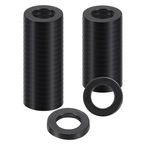 uxcell 36Pcs Rubber Washers, 5/8 OD x 3/8 ID x 0.1" Thickness Flat Washers for Bolts Spacers, Shower Head, Plumbing, Hose Connecting - size: 5/8 OD x 3/8 ID x 0.1"