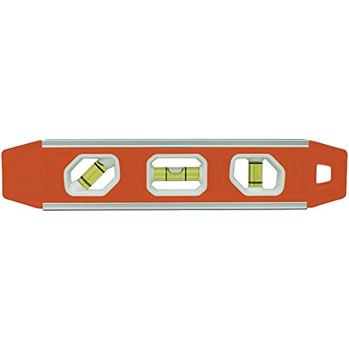 Johnson Level & Tool 1421-0900 Magnetic Aluminum Reinforced Torpedo Level, 9", Orange, 1 Level - size: 9 Inch