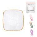 MelodySusie 1Pc Square Resin Nail Art Palette Color Mixing Board White - color: White Square Without Spatula