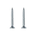 M3.5×25mm Wood Screw 120PCS Silver Drywall Screws Flat Head Phillips Drive Screws Set Zinc Plated Coarse Thread Ideal for Furniture, DIY & Home Repair - size: 25mm-270pcs