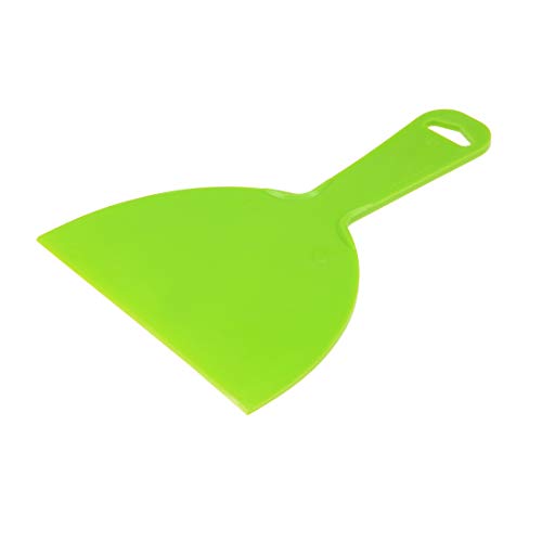 uxcell Putty Scraper 6" Plastic Flexible Putty Knives Disposable Spreader for Taping Drywall Wall Painting Green 3pcs - size: 6"