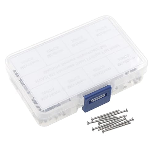 Metric M2 304 Stainless Steel Phillips Flat Head Screw Assortment Kit - size: M2