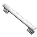 Alzassbg Polished Chrome Cabinet Pulls and Handles 10 Pack, AL3061CP - color: Polished Chrome, size: 5" Hole Center
