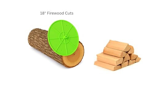 THE MINGO Marker Firewood Marking Wheel -Chainsaw Firewood Measuring Tool Marking - Measuring Marker - Mingo Marker Firewood Cutting Tools - Firewood Logging Tools - USA Made (18" Marking Wheel) - size: 18" Marking Wheel