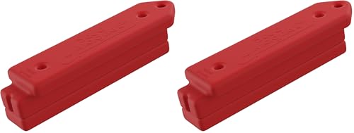 Master Magnetics Magnetic Stud Finder with Shield - Drywall Screw and Nail Detector Tool - Made with Strong Neodymium Magnets - 4.25" L - Red - 2-Pack - size: 1 Count (Pack of 2)