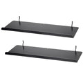 Kokone 2 Pack Metal Pegboard Shelves with Lip for 3/16 Inch(4.5mm) Paerture - size: 2 Pack