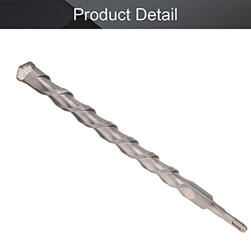 Utoolmart Masonry Drill Bit 25mm x 350mm Carbide Tipped Rotary Hammer Bit Square Shank for Impact Drill 1Pcs - size: Square handle 25*350