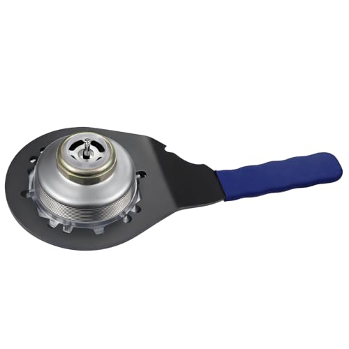Sink Drain Wrench Universal Under Sink Wrench Faucet Tool Fit for Hex Nuts and All 4, 6 and 8 Tab Locking Nuts on strainer drains Loosen and Tighten the Filter Lock Nut