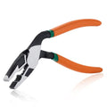 SPEEDWOX High Leverage Combination Pliers Pistol Grip Pliers High Leverage Pistol Grip Professional Tool Angled Head Linesman Pliers Angled Combination Pliers Wire Cutters Reduce Effort by 35% - style: Combination Pliers