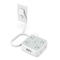 TESSAN Surge Protector Power Strip with 900J Surge Protection, 5 Ft, Grey - color: Grey with 20W PD, size: 5 feet