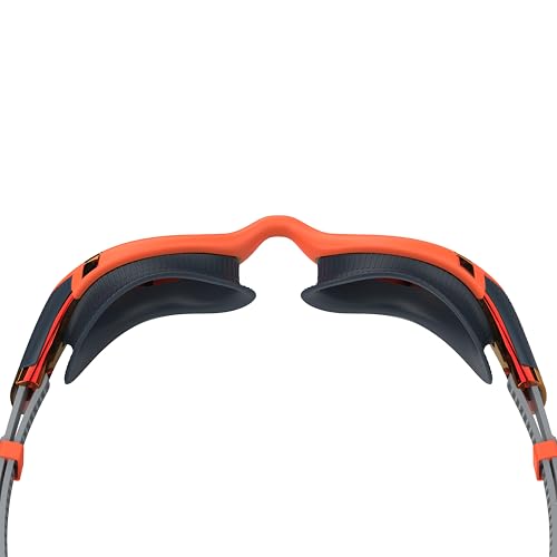 Speedo Unisex-Adult Swim Goggle Biofuse 2.0 - color: Amber Wave/Steel/Crimson Mirrored