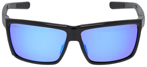 MCR Safety Swagger SR2_Parent Swagger Glasses - color: Black Frame (Blue Diamond Mirror Lens)