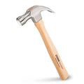 ESTWING Sure Strike Hammer - 20 oz Curved Claw Hammer with Smooth Face & Hickory Wood Handle - MRW20C