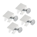 Prime-Line Sliding Window Security Lock for 1/8 in. Rail, Aluminum (4 Pack) - color: Aluminum